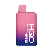 6 Pack Peach Berry Flavored Flavored HQD Cuvie BAR Disposable Vape Device 7000 Puffs | evapekings.com