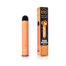 Disposable Vape Device Peach Ice Fume ULTRA 2500 Puffs