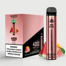 Disposable Vape Device Peach Mango Watermelon Glamee Nova 4000 Puffs