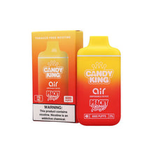 Disposable Vape Device Peachy Rings Candy King AIR 6000 Puffs