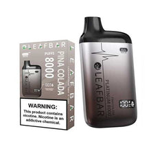 Pina Colada Flavored Leaf Bar Platinum Disposable Vape Device 8000 Puffs 1PC | eVapeKings.com