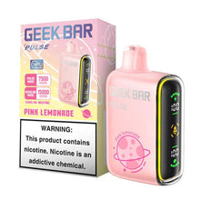 Pink Lemonade Flavored Geek bar Pulse Disposable Vape Device - 15000 Puffs | evapekings.com - 1PC