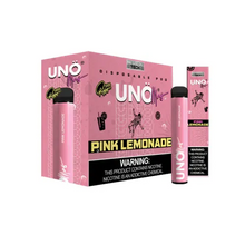 Disposable Vape Device Pink lemonade Uno Mas 1200 Puffs