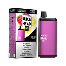 Raspberry Lemonade Flavored Juice Head 5K Disposable Vape Device 5000 Puffs 10PC | EvapeKings.com