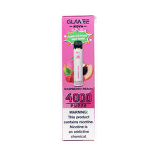 Disposable Vape Device Raspberry Peach Glamee Nova 4000 Puffs