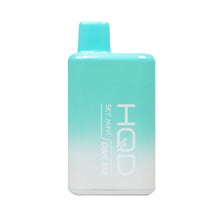 5 Pack Sky Mint Flavored Flavored HQD Cuvie BAR Disposable Vape Device 7000 Puffs | evapekings.com