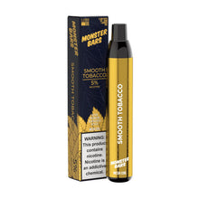 Smooth Tobacco Flavored Monster Bars Disposable Vape Device 3500 Puffs 10PC | EvapeKings.com