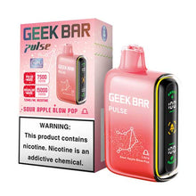 Sour Apple Blow Pop Flavored Geek bar Pulse Disposable Vape Device - 15000 Puffs | evapekings.com - 1PC