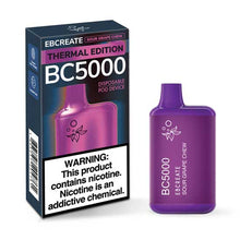 Sour Grape Chew Flavored EB Create BC5000 Thermal Edition Disposable Vape Device - 5000 Puffs | evapekings.com -5PK