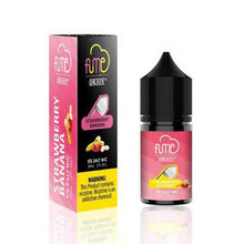 FUME Strawberry Banana Salt Nic Juice E-Liquid 30ml Bottle