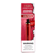 Disposable Vape Device Strawberry Dragon Fruit HQD Cuvie Plus 1200 Puffs