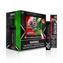 Disposable Vape Device Strawberry Watermelon Uno 4K 4000 Puffs