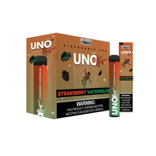 Disposable Vape Device Strawberry Watermelon Uno Mas 1200 Puffs