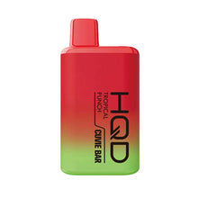 5 Pack Tropical Punch Flavored Flavored HQD Cuvie BAR Disposable Vape Device 7000 Puffs | evapekings.com