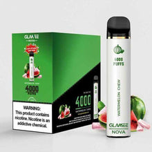 Disposable Vape Device Watermelon Chew glamee nova 4000 Puffs