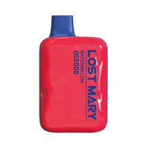 Watermelon Flavored EBDesign LOST MARY OS5000 Disposable Vape Device - 5000 Puffs | evapekings.com - 10PK