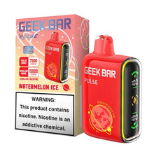 Watermelon Ice Flavored Geek bar Pulse Disposable Vape Device - 15000 Puffs | evapekings.com - 1PC