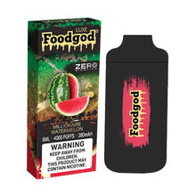 Watermelon Millionaire Flavored Foodgod Luxe ZERO 0% Disposable Vape Device 2400 Puffs 10PC | EvapeKings.com