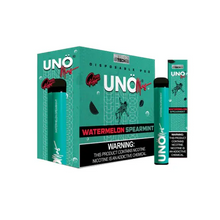 Disposable Vape Device Watermelon Spearmint Uno Mas 1200 Puffs