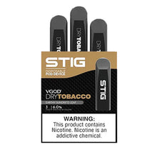 vgod stig dry tobacco disposable vape pod device 1pc