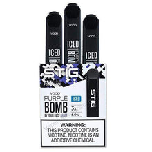 vgod stig purple bomb disposable vape pod device 1pc