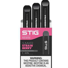 vgod stig summer strawberry disposable vape pod device 1pc