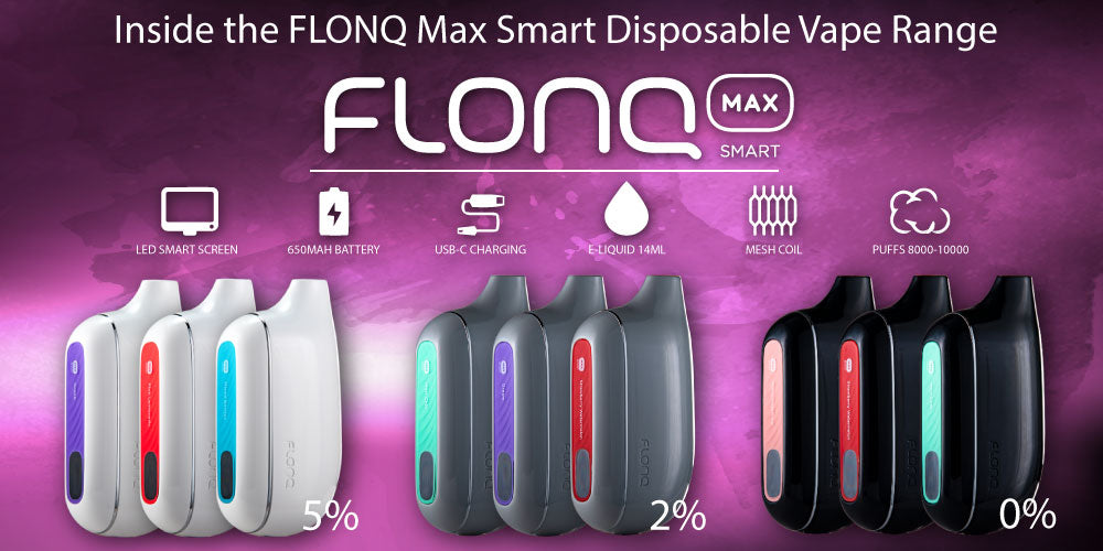 Elevating Your Vaping Journey: Inside the FLONQ Max Smart Disposable V - eVape-Kings Elevating Your Vaping Journey: Inside the FLONQ Max Smart Disposable V - eVape-Kings