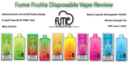 Fume Fruitia Disposable Vape Review - eVape-Kings Fume Fruitia Disposable Vape Review - eVape-Kings