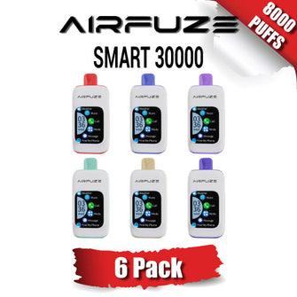 AIRFUZE SMART 30000 Disposable Vape Device [30000 Puffs] - 6PK