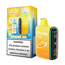 Banana Ice Flavored Geek bar Pulse Disposable Vape Device - 15000 Puffs |eVapeKings - 6PK
