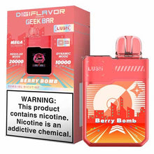 Berry Bomb Flavored Digiflavor Geek Bar LUSH Disposable Vape Device - 20K Puffs | eVape Kings