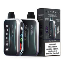 Black Ice Flavored Rifbar Turbo-X Disposable Vape Device 5PK | eVape Kings