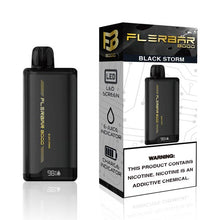 Black Storm Flavored FlerBar Disposable Vape Device 10PK | eVape Kings