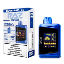 Blue Raz Ice Flavored Raz DC25000 Disposable Vape Device - 25K Puffs - 1PC | Evape Kings