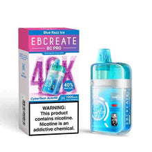 Blue Razz Ice Flavored EBCREATE BC Pro Disposable Vape Device - 40K Puffs  | eVape Kings