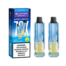 Blue Razz Ice Flavored Lost Mary Nera Fullview Pods Disposable Vape Device - 70K Puffs | eVape Kings
