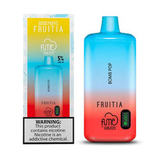 Bomb Pop Flavored Fume FRUITIA Disposable Vape Device - 8000 Puffs | evapekings.com -  1PC