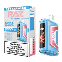Day Crawler Flavored Raz TN9000 Disposable Vape Device - 9000K Puffs 5PK | evapekings.com
