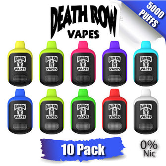 DEATH ROW Snoop Dogg 5000 0% Disposable Vape Device | 5000 Puffs – 10PK