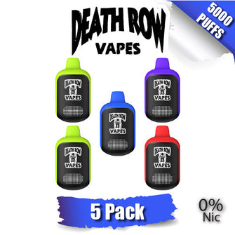 DEATH ROW Snoop Dogg 5000 0% Disposable Vape Device | 5000 Puffs – 5PK