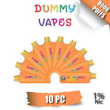 Dummy Vapes 1% Nic Nicotine Disposable Vape Device [8000 Puffs] - 10PC
