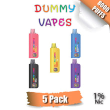Dummy Vapes 1% Nic Nicotine Disposable Vape Device [8000 Puffs] - 5PK