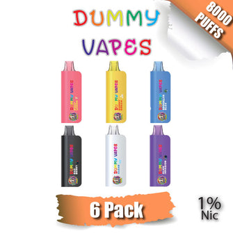 Dummy Vapes 1% Nic Nicotine Disposable Vape Device [8000 Puffs] - 6PK