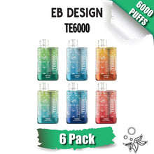 EB Design TE6000 Disposable Vape Device [6000] Puffs - 6PK