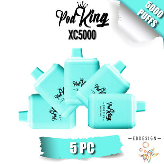 EB Design Pod King XC5000 Disposable Vape [5000 Puffs] - 5PC