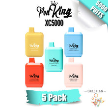 EB Design Pod King XC5000 Disposable Vape [5000 Puffs] - 5PK