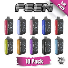 FEEN 2% Nicotine Disposable Vape [50K Puffs] - 10PK