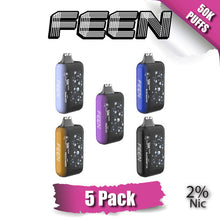 FEEN 2% Nicotine Disposable Vape [50K Puffs] – 5PK