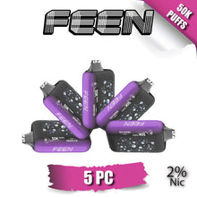FEEN 2% Nicotine Disposable Vape [50K Puffs] – 5PC