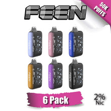 FEEN 2% Nicotine Disposable Vape [50K Puffs] - 6PK